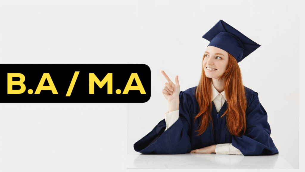(B.A.) / M.A.