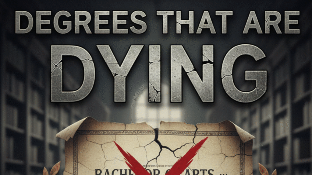 Degrees That Are Dying in India: